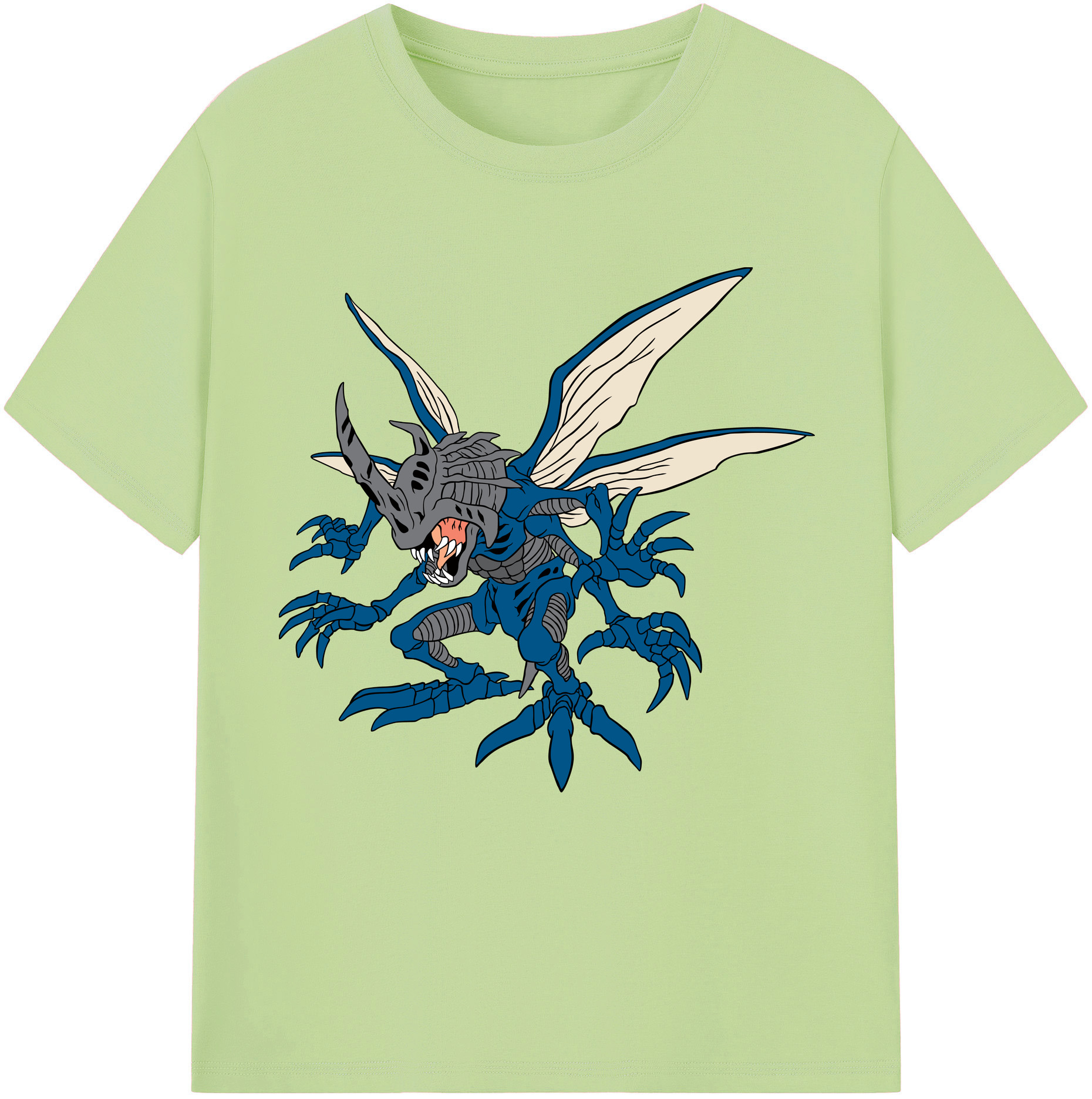 （画像用） Digimon デジタルモンスター/デジモン 綿100％半袖Tシャツ（フロントプリント）